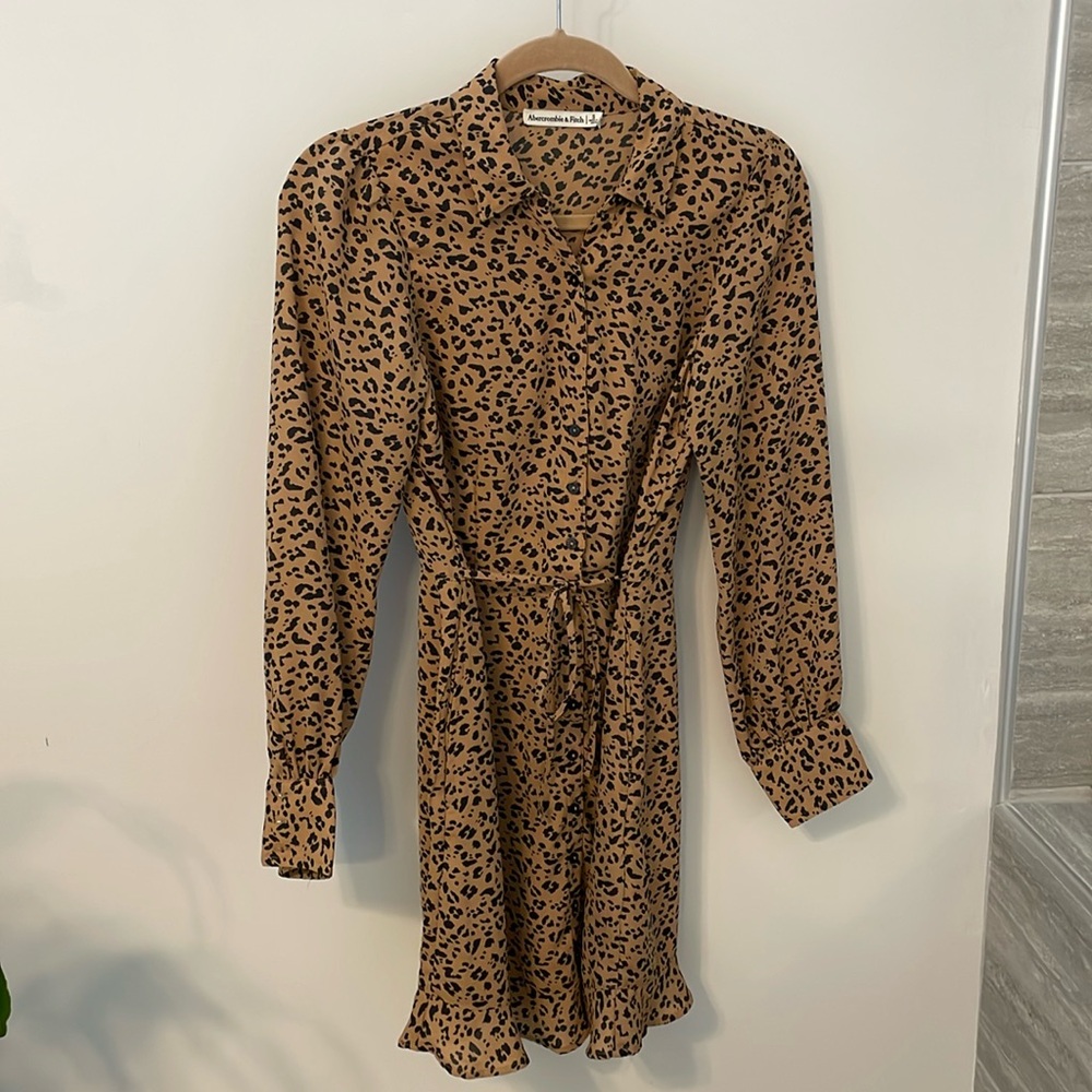 A&F leopard print dress
